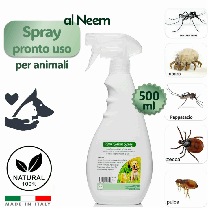 Spray per animali - Lozione con olio di neem - immagine 2