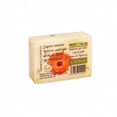 Calendula - Sapone naturale biologico con olio di neem da 100g