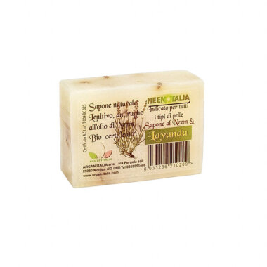 Lavanda - Sapone naturale biologico con olio di neem da 100g