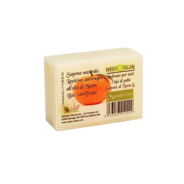 Mandarino - Sapone naturale biologico con olio di neem da 100g