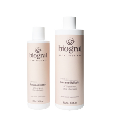 Balsamo delicato con olio di neem da 250ml e 500ml biologico - Fitokem Argan Italia Biogral